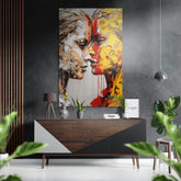 Facedown Brushed Aluminum Dibond Wall Art.